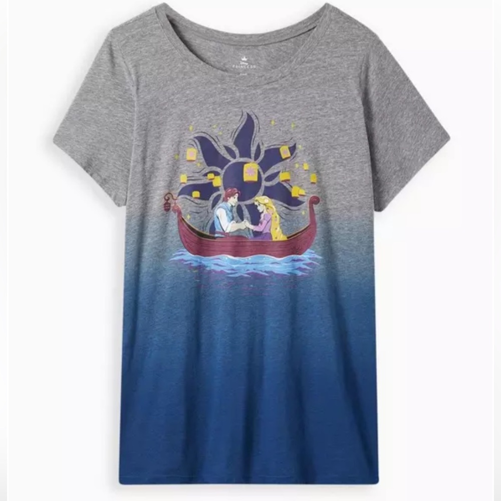 Torrid Disney’s Tangled Triblend Jersey T-Shirt Size 2 (18/20)